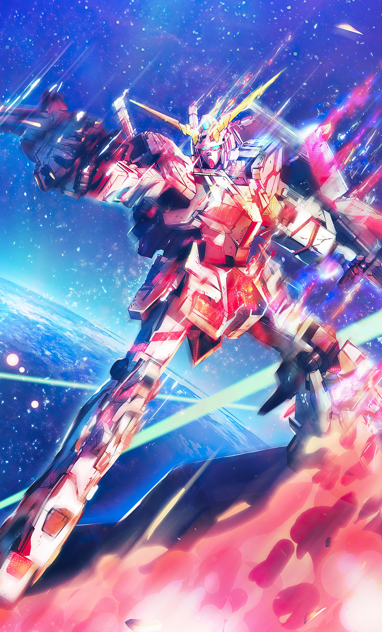 1280x2120 Mobile Suit Gundam Unicorn, Phone