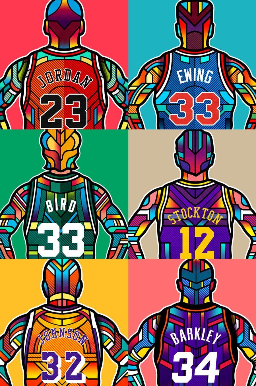 900x1360 Nba Legends Wallpaper, Phone