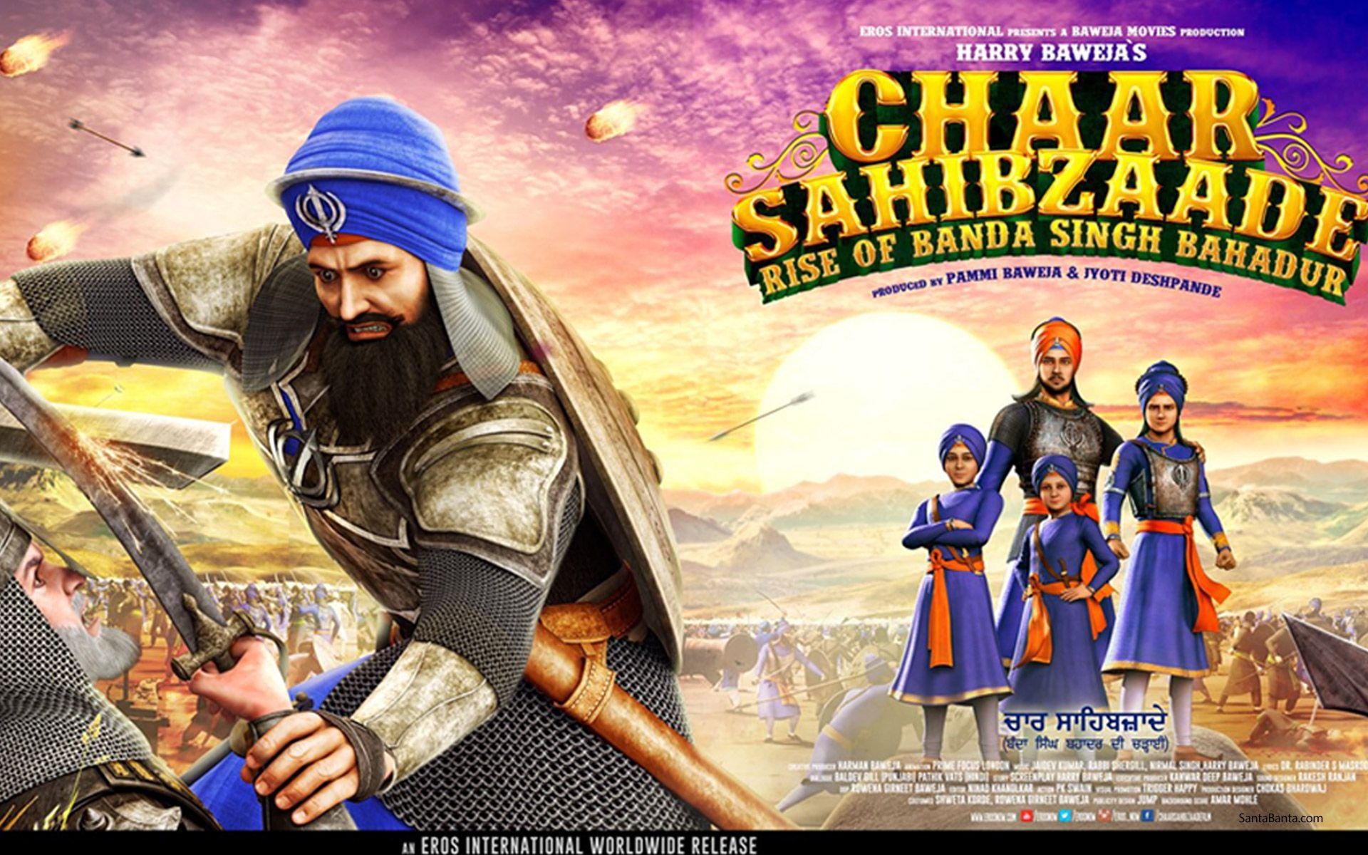 1920x1200 Chaar Sahibzaade Rise of Banda Singh Bahadur Wallpaper, Desktop