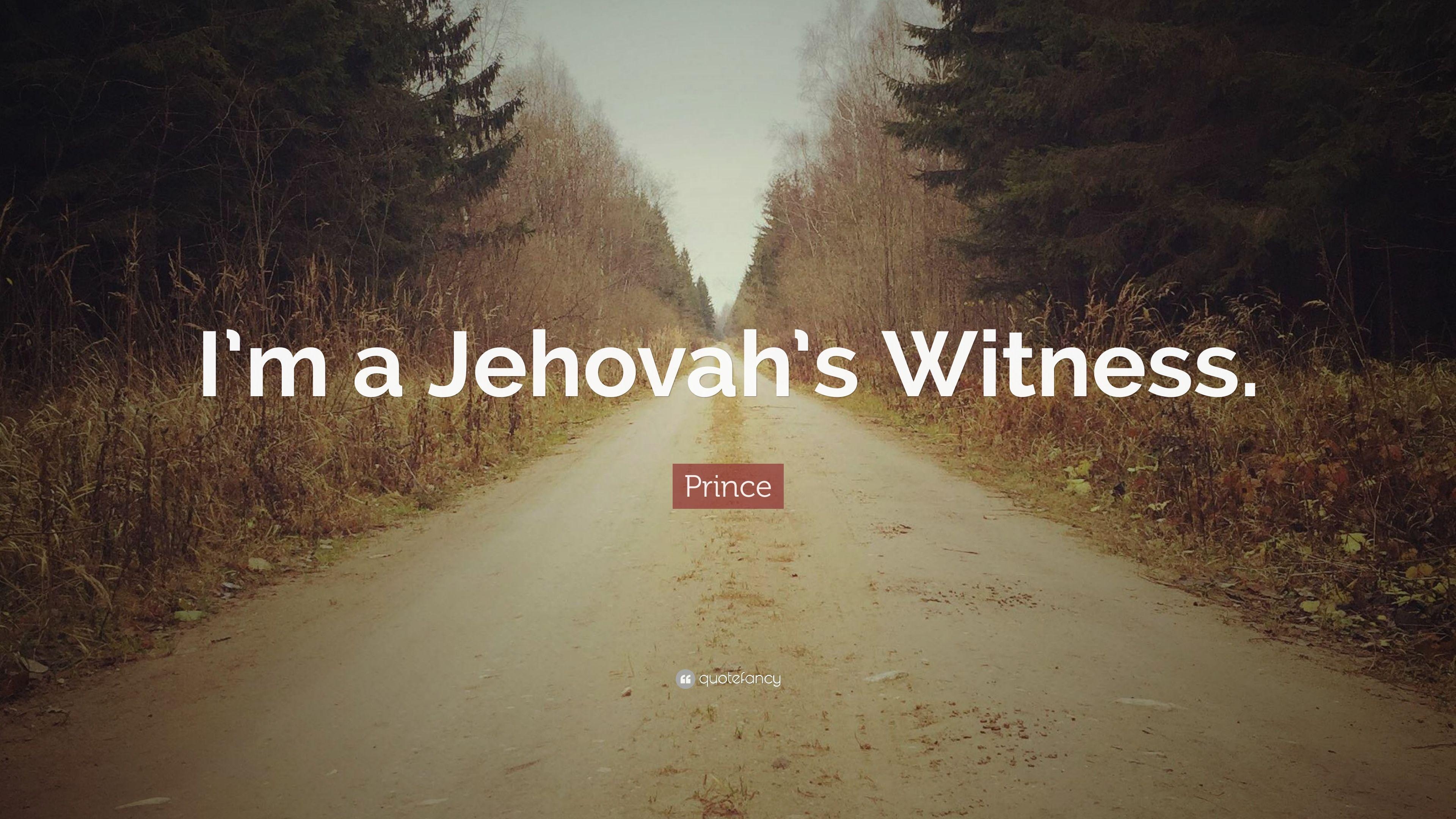 3840x2160 Prince Quote: “I'm a Jehovah's Witness.” (12 wallpaper), Desktop