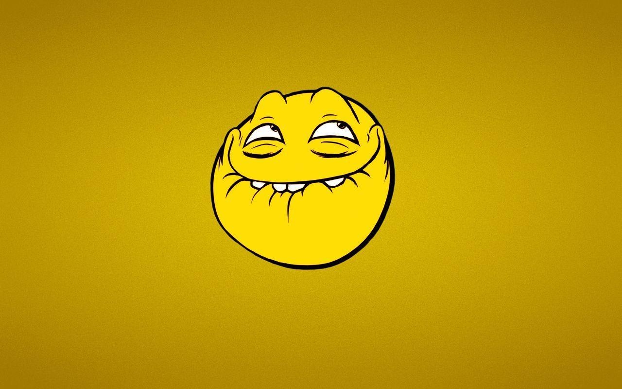 1280x800 Trollface HD Wallpaper, Desktop