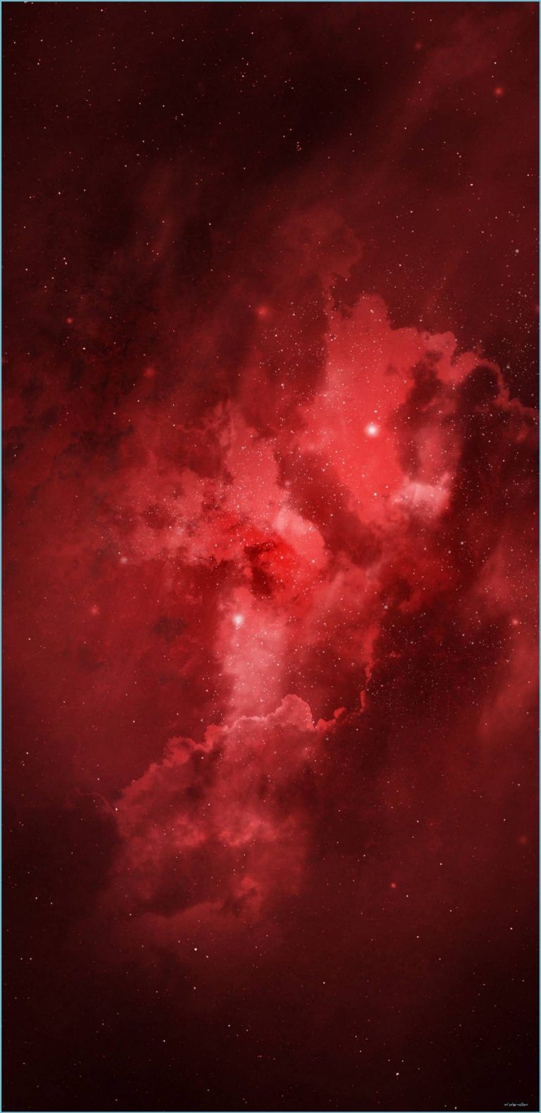 770x1580 Red Galaxy iPhone red wallpaper, Dark.anupghosal.com, Phone