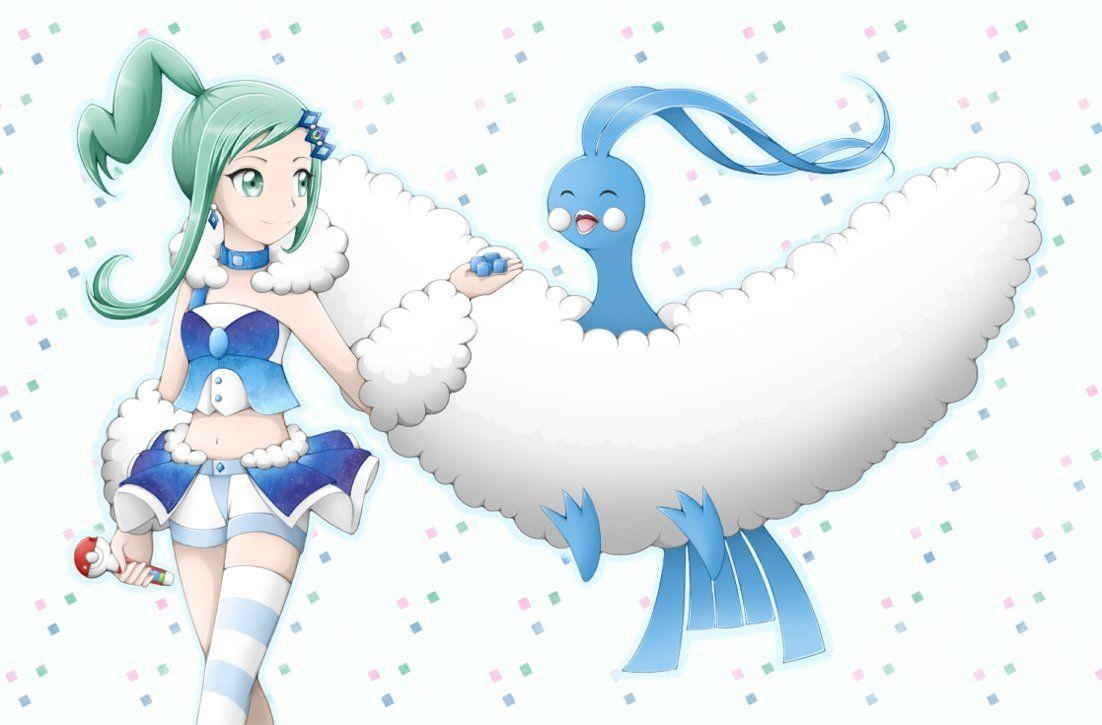 1110x730 Pokemon And Altaria By Eneko Nya, Desktop