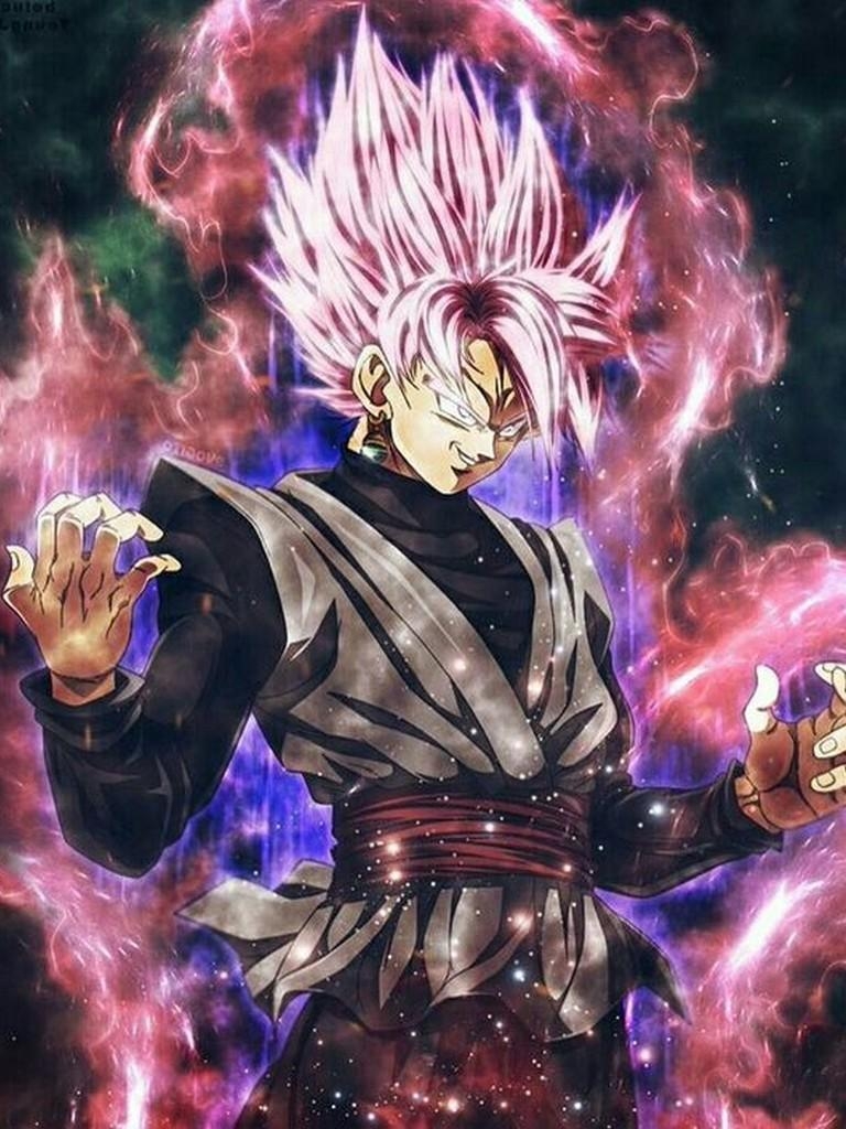 770x1030 Black Goku Rose Wallpaper for Android, Phone