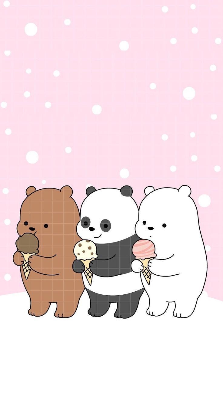 740x1310 Cute Bear Wallpaper for Android, Phone