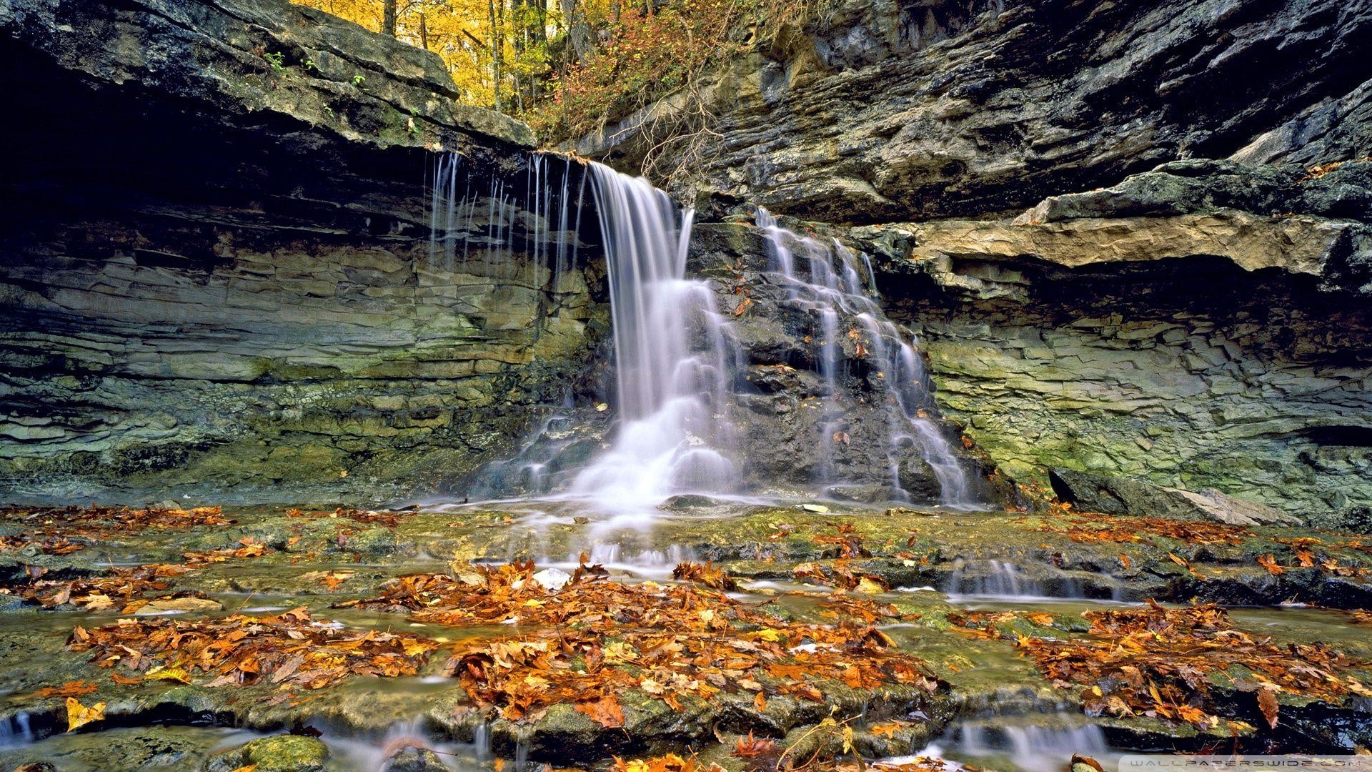 1920x1080 McCormicks Creek State Park In Autumn, Indiana ❤ 4K HD Desktop, Desktop