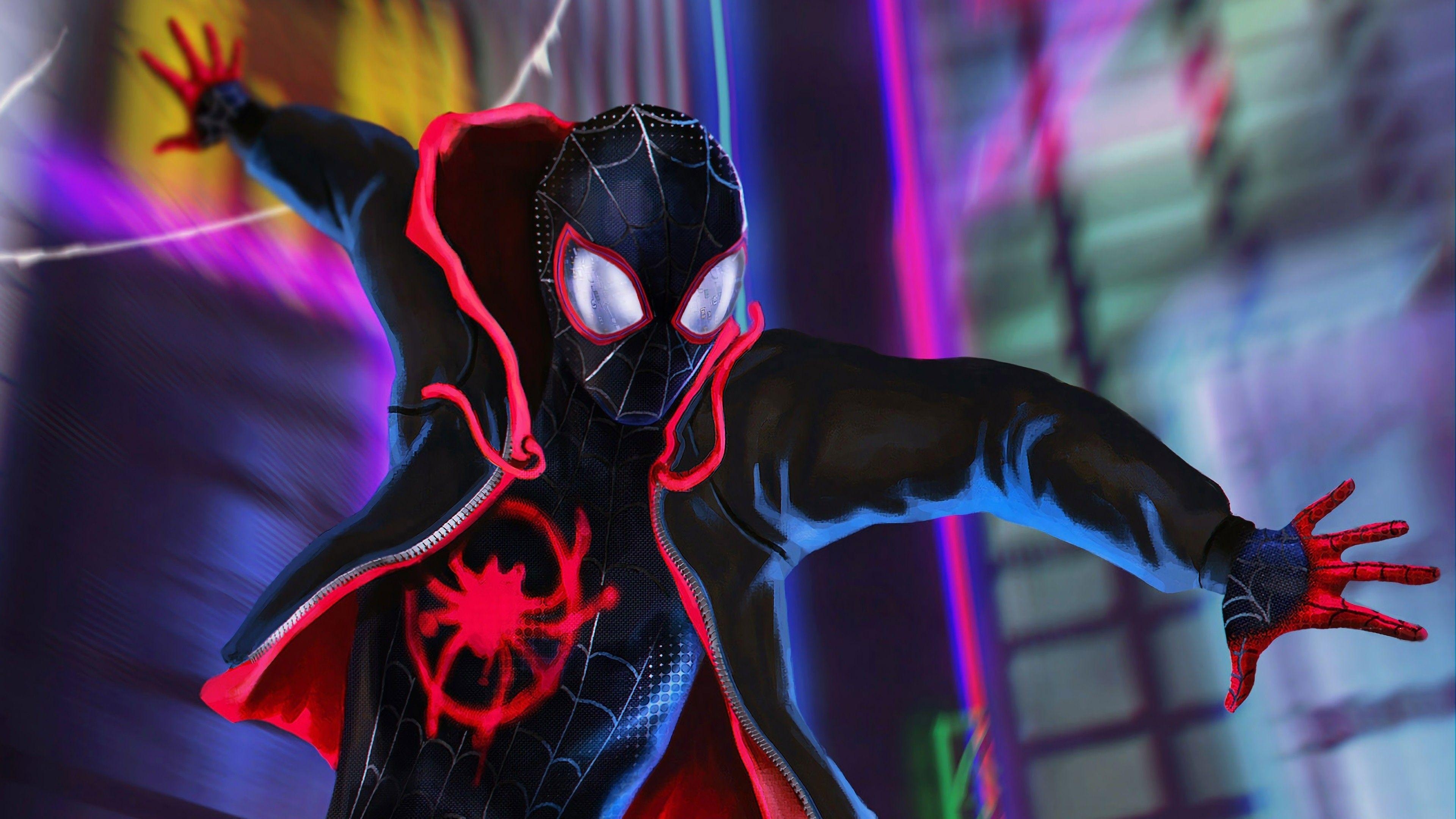 3840x2160 Spider Man Into The Spider Verse Wallpaper HD Background, Image, Desktop