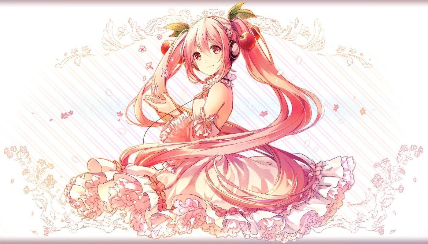 1400x800 Picture of The Day: Sakura Miku, Desktop