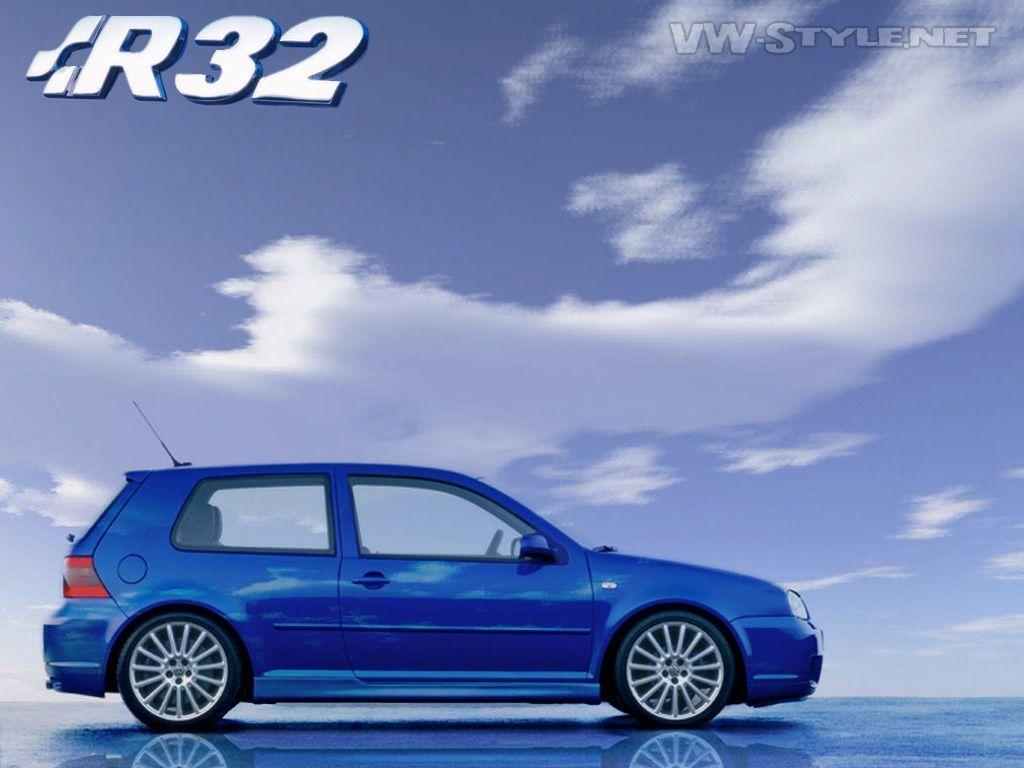 1030x770 Volkswagen Golf R32 Blue wallpaper, Desktop