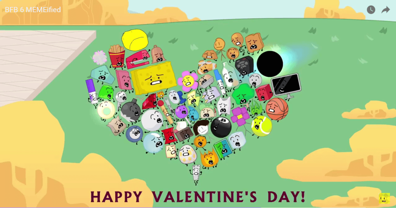 1370x720 Wallpaper happy valentines day.png. Battle for Dream Island, Desktop