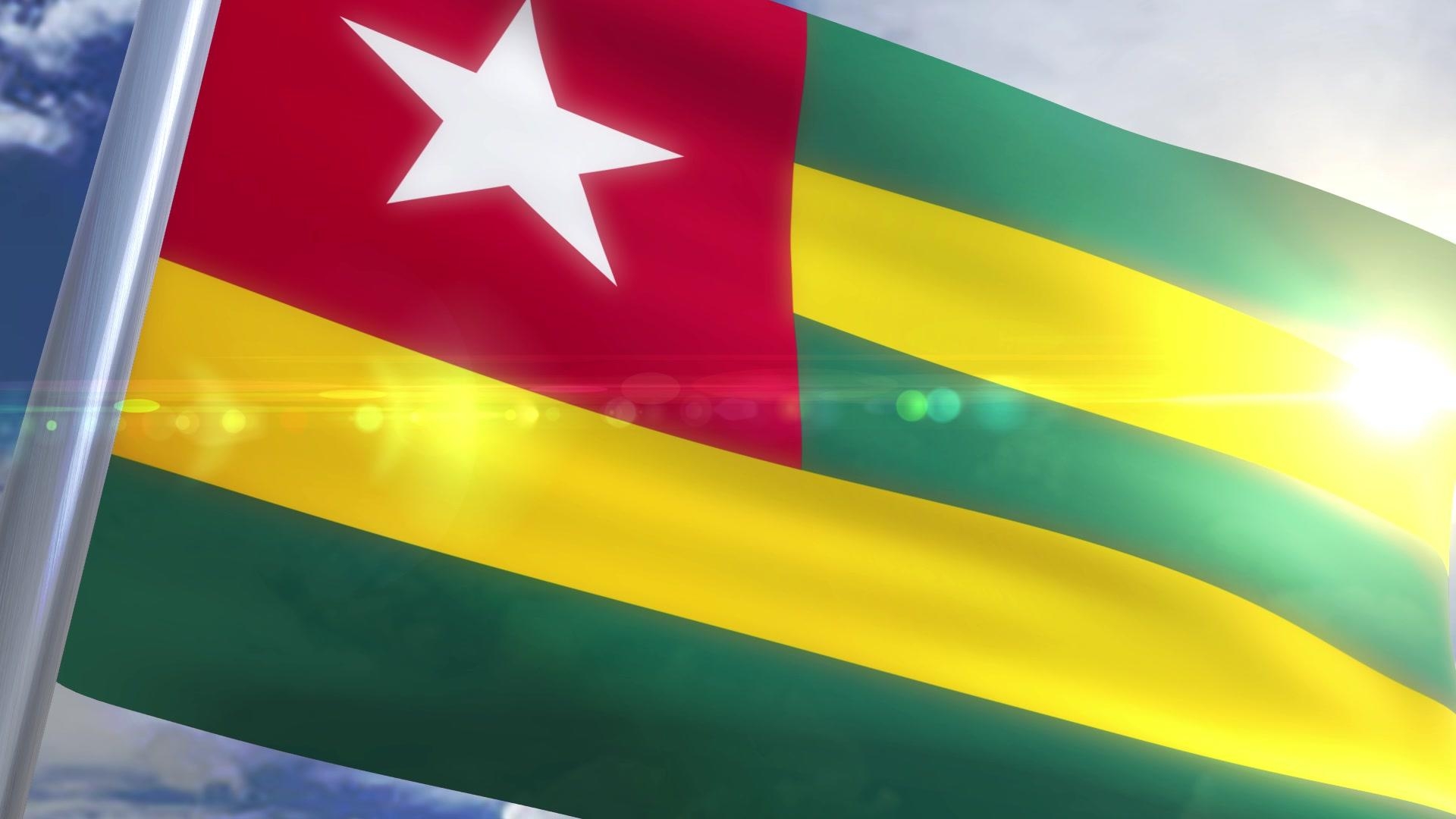 1920x1080 Waving flag of Togo Animation HD Video Clips & Stock Video, Desktop