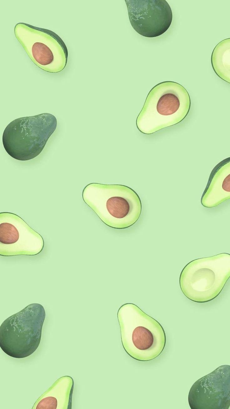 740x1310 iPhone and Android Wallpaper: Green Avocado Wallpaper, Phone