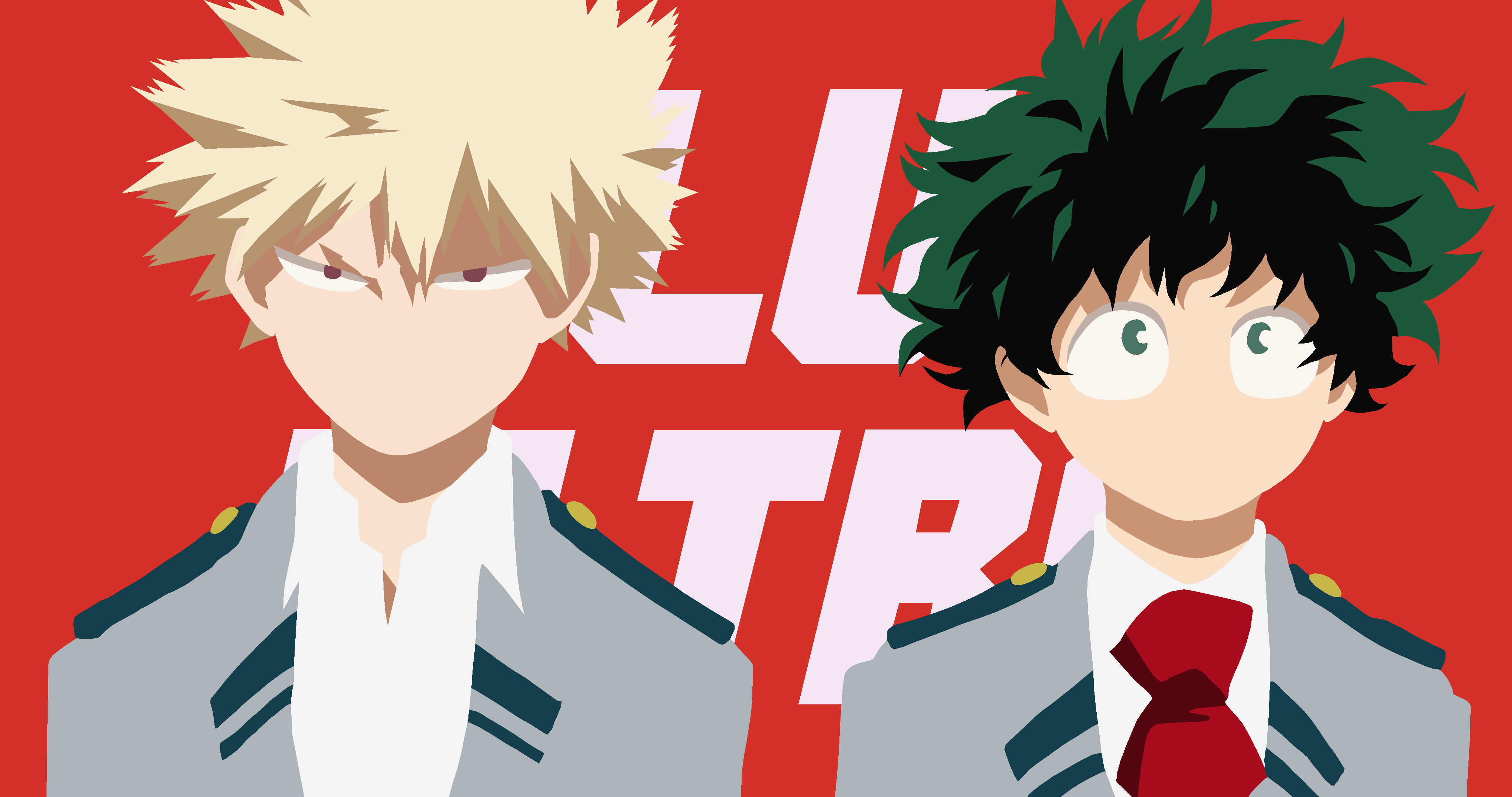 4100x2160 Boku no Hero Academia Simplistic Wallpaper, Desktop