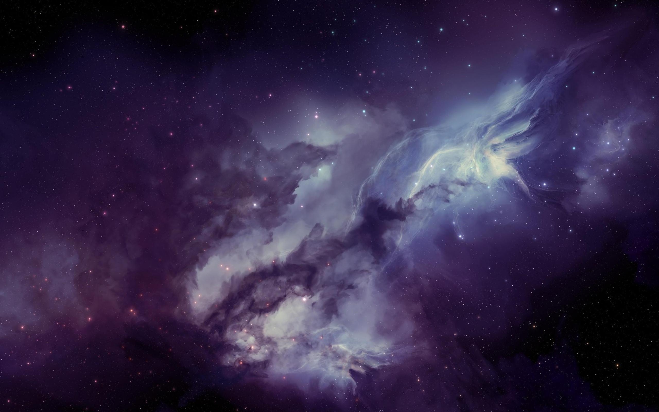 2560x1600 Download HD Super Nova Space Galaxy Nebula Stars In Purple Color, Desktop