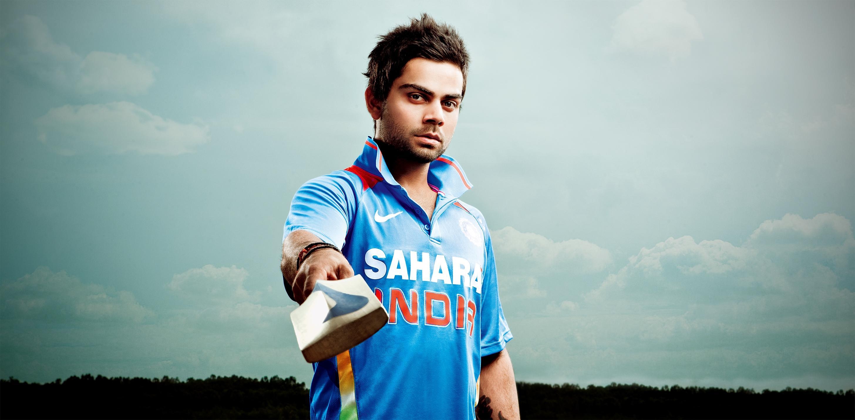 2920x1440 Wallpaper Virat Kohli, Team India, Indian cricketer, HD, Sports, Dual Screen