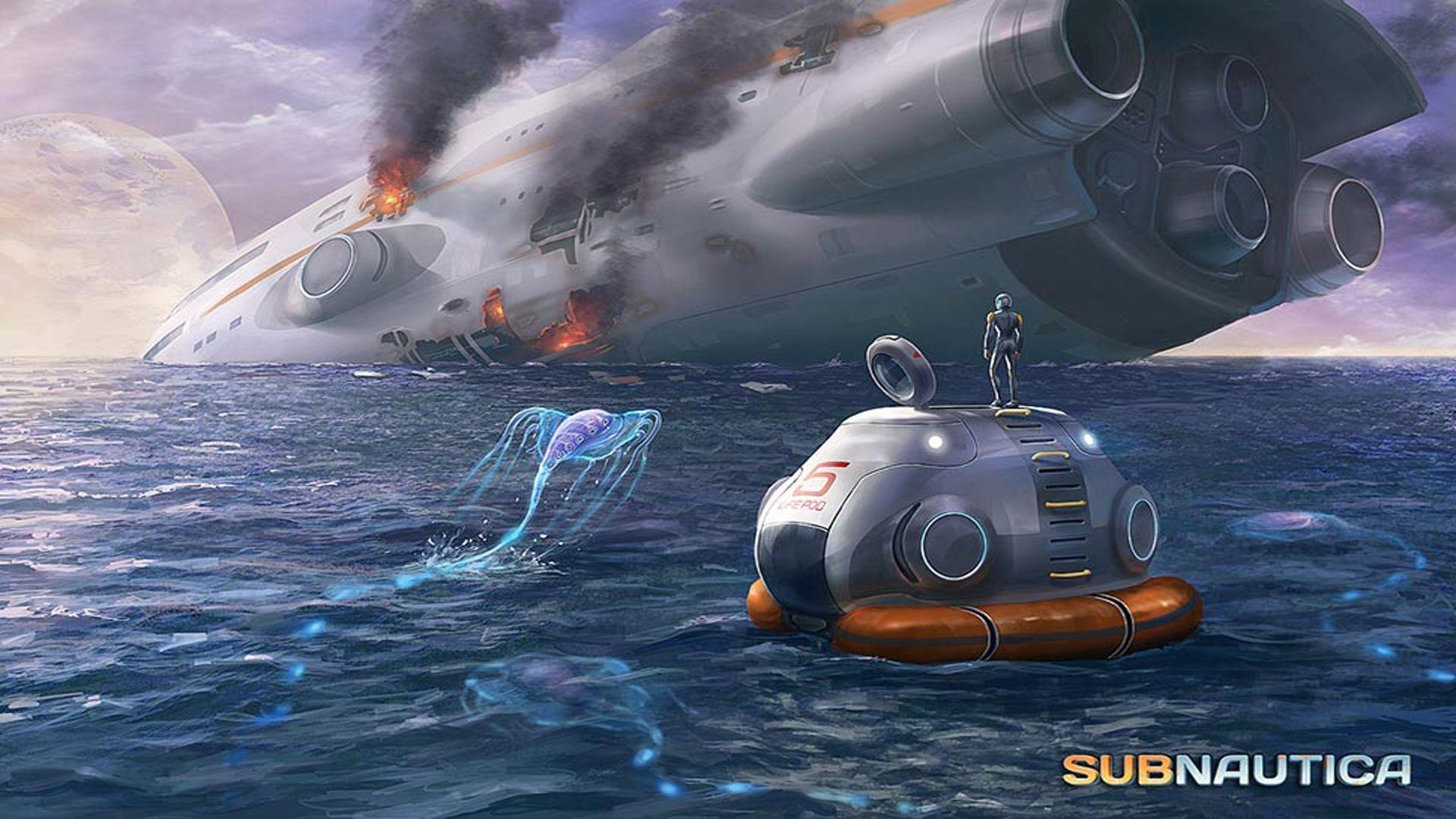 1920x1080 Subnautica concept art background, Desktop