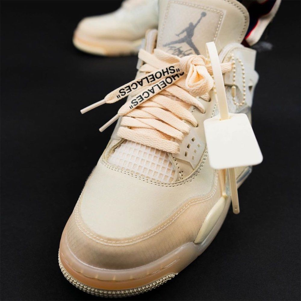 1000x1000 WMNS Off White X Air Jordan 4 “Sail” Official Store List, Phone