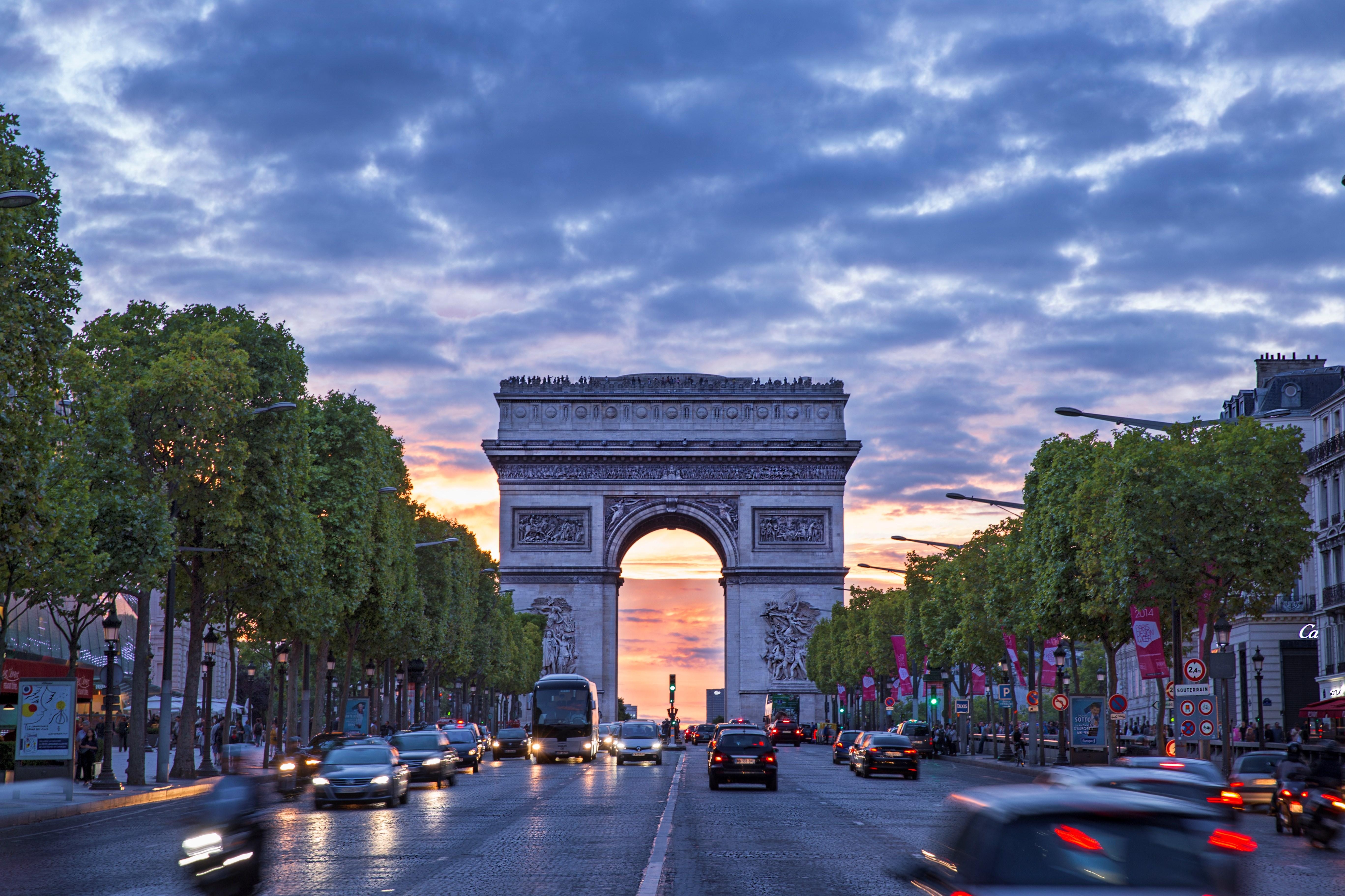 5480x3650 HD wallpaper arc de triomphe, Desktop