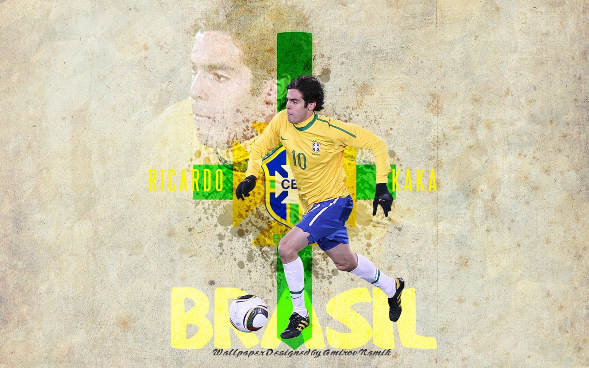 1920x1200 HD desktop wallpaper: Sports, Soccer, Kaká, Brazil National Football Team download free picture, Desktop