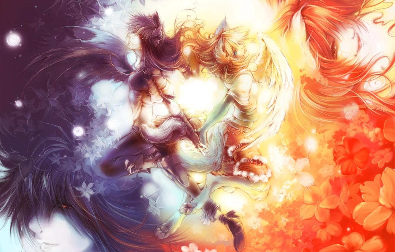 1340x850 Wallpaper anime, Fox, Mood image for desktop, section, Desktop