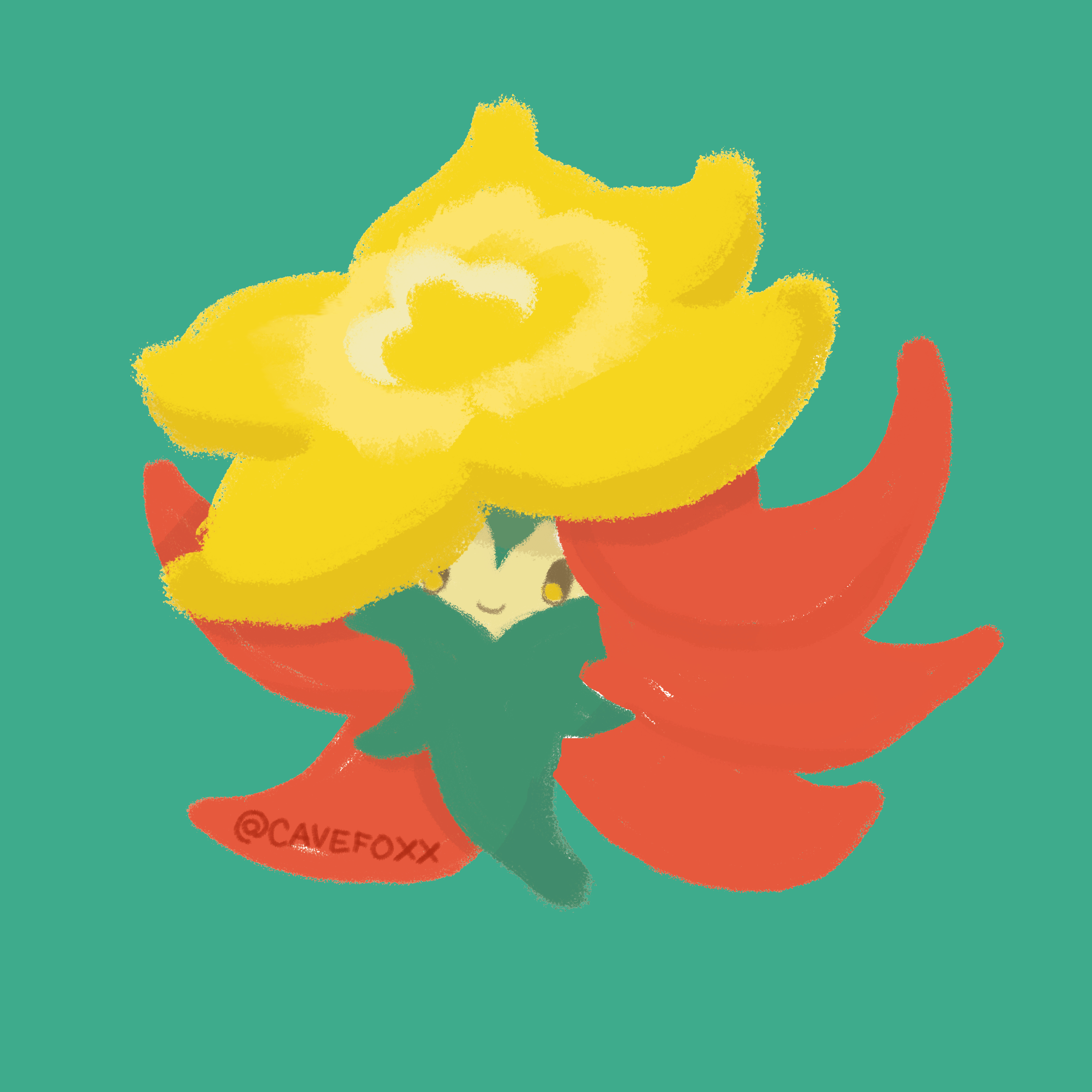 3000x3000 Fanart of #gossifleur new pokemon, Phone