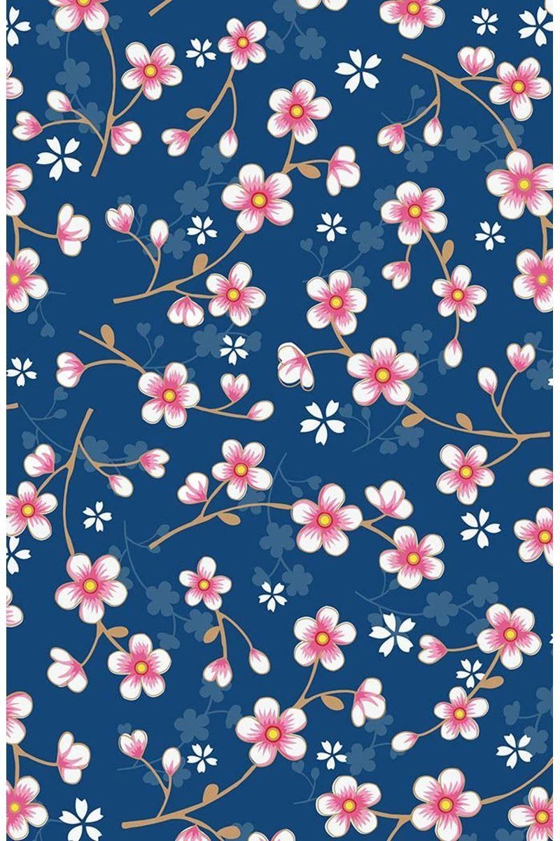 800x1200 Cherry Blossom wallpaper dark blue, Phone