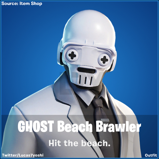 520x520 Ghost Beach Brawler Fortnite wallpaper, Phone