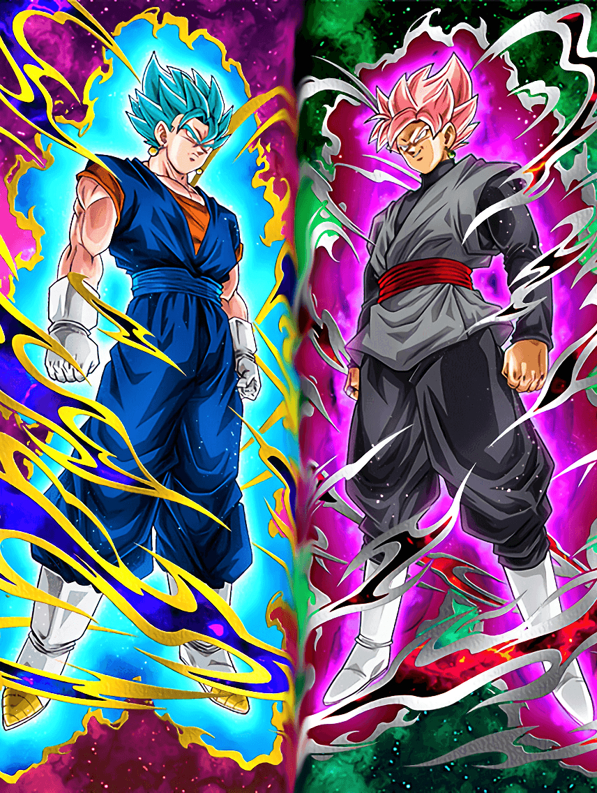 860x1140 Made a quick wallpaper for Vegito Blue and Super Saiyan Rosé Goku, Phone