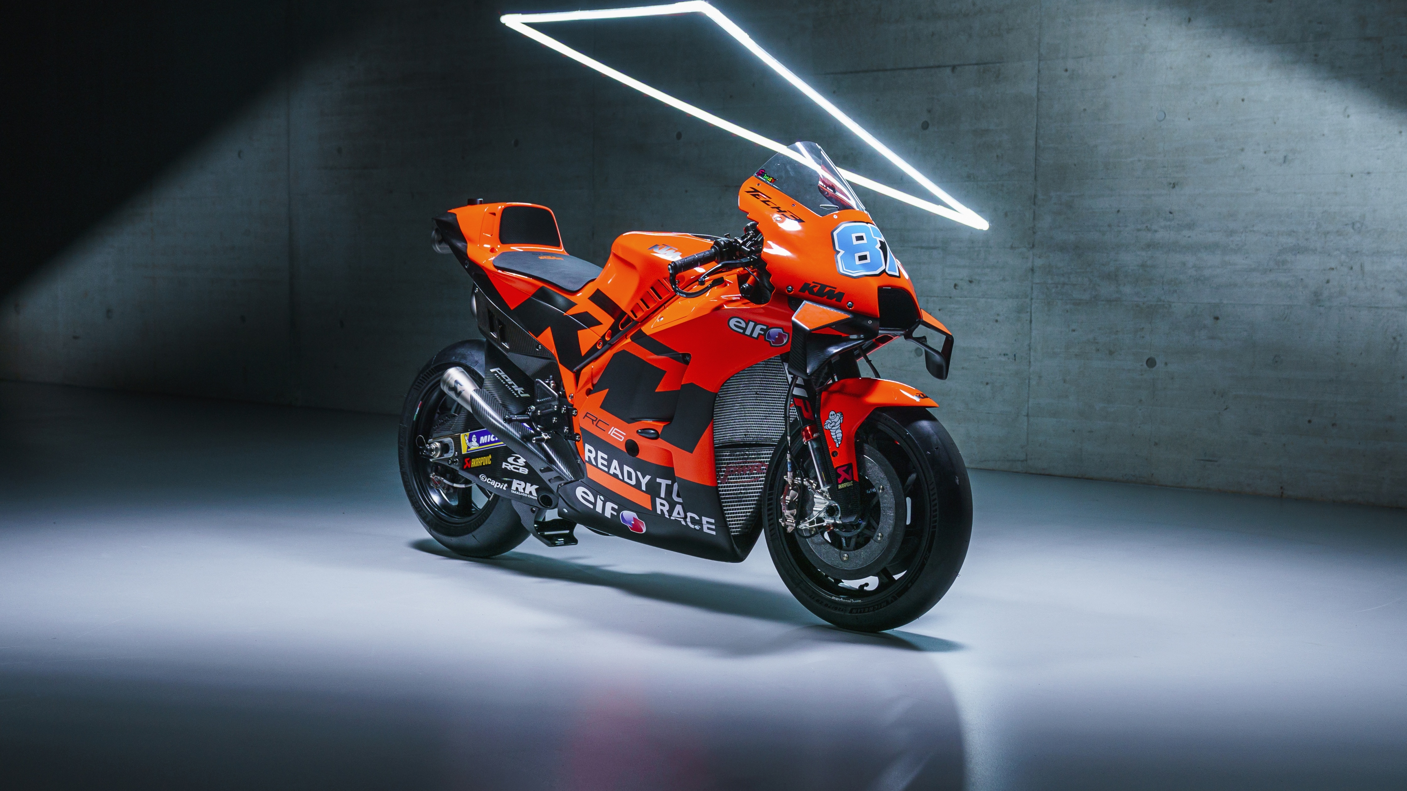 4480x2520 KTM RC16 Tech3 Wallpaper 4K, MotoGP, Desktop