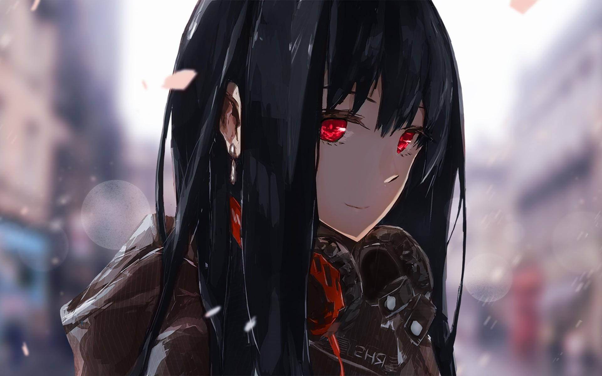 1920x1200 Anime Girl Black Hair, Desktop