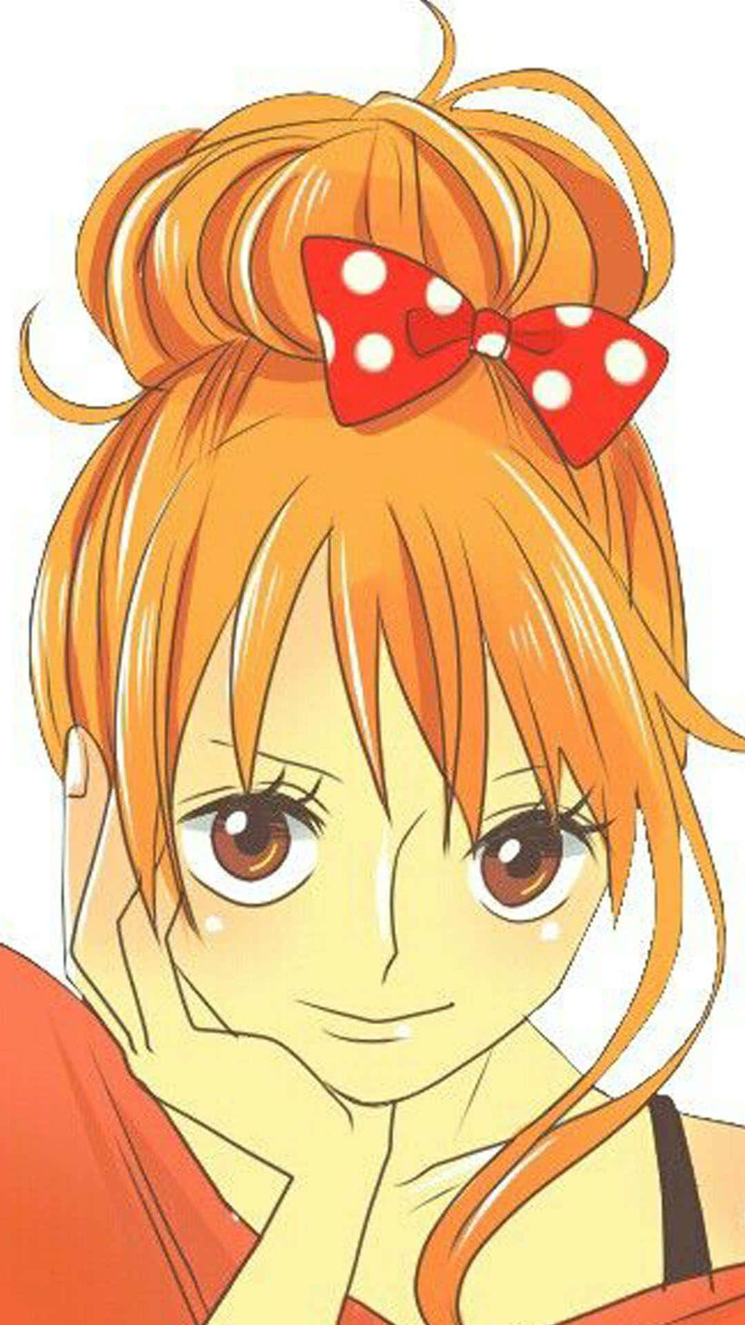 1080x1920 Download Nami One Piece In Cute Bun Wallpaper, Phone