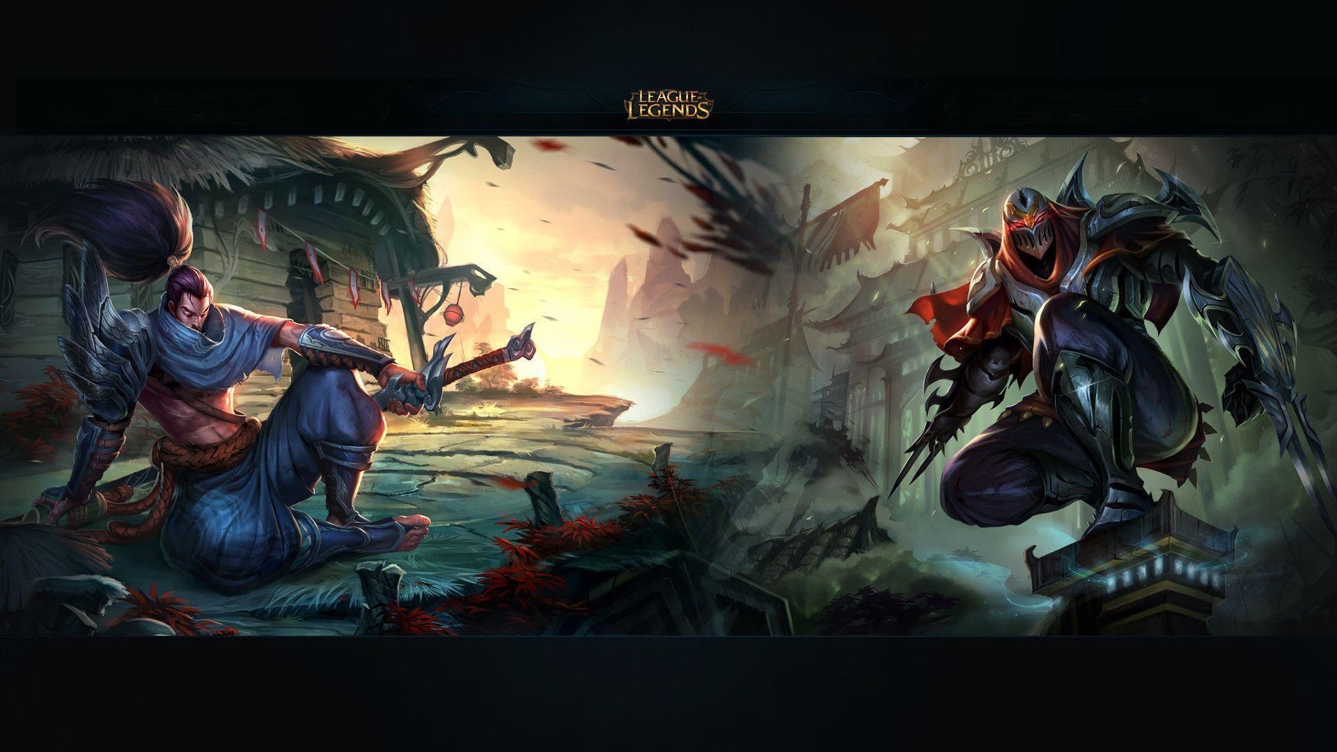 1920x1080 Yasuo vs Zed HD Wallpaperx1080, Desktop