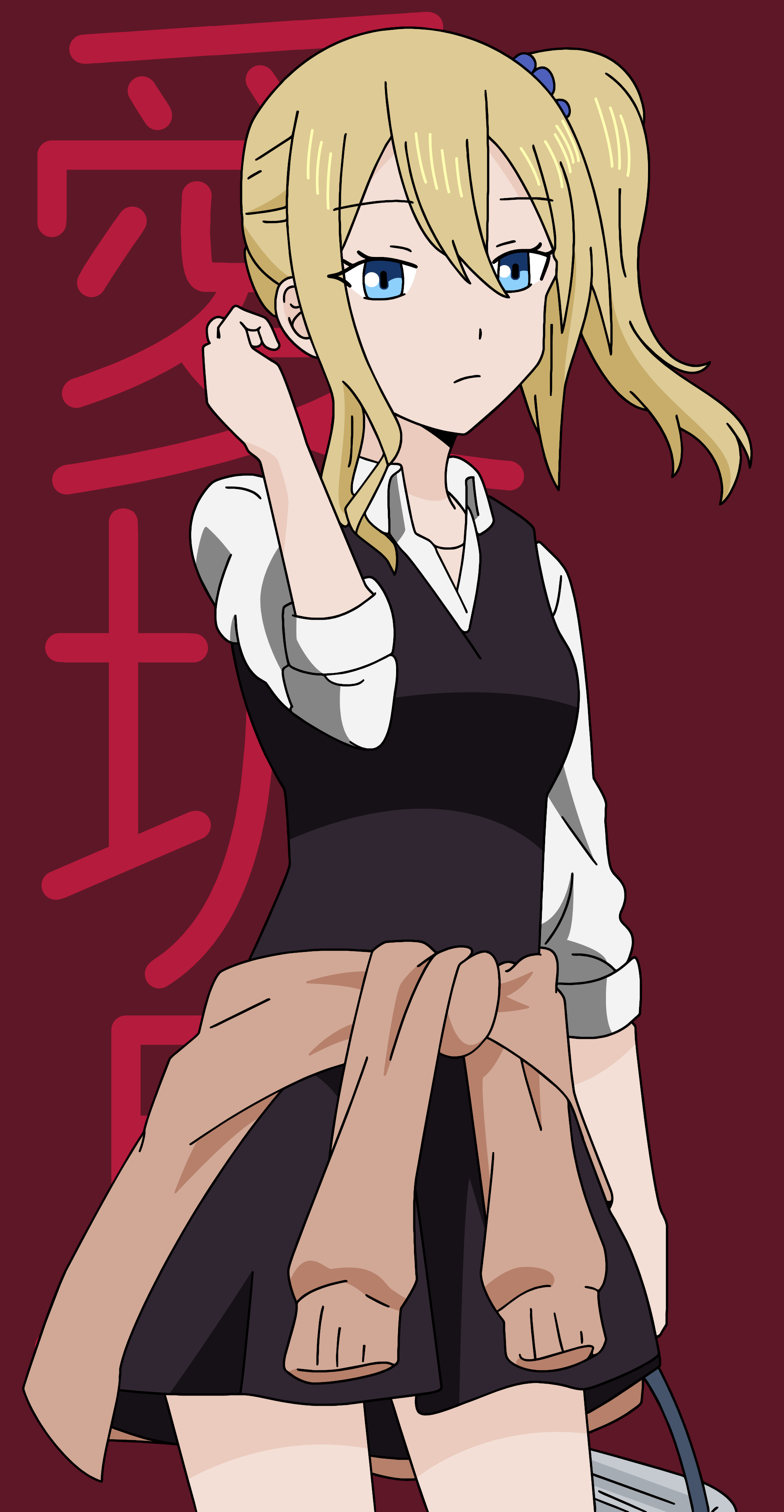 1920x3710 Hayasaka Wallpaper By Me (Kaguya Sama: Love Is War), Phone