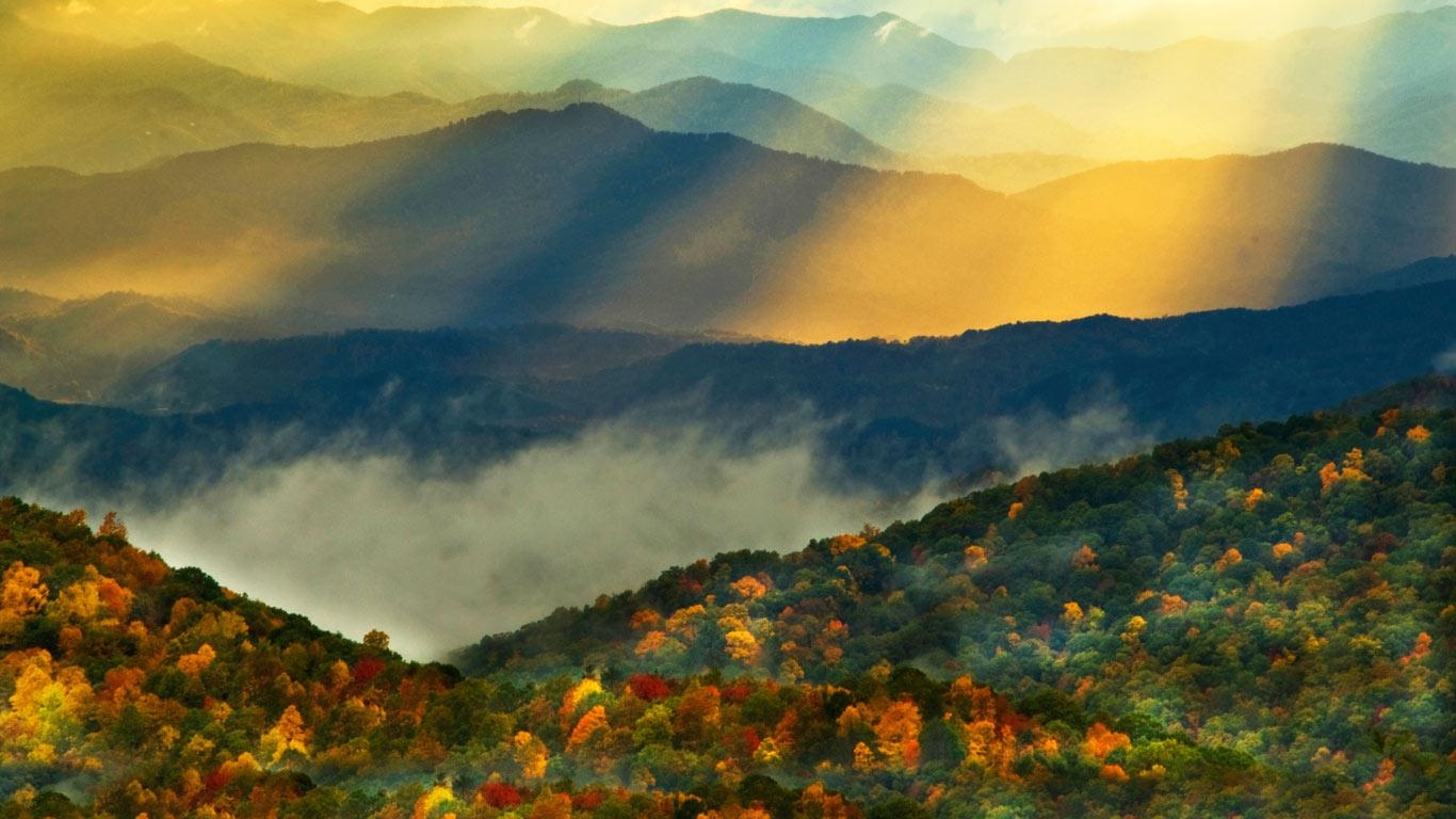 1370x770 Great Smoky Mountains Wallpaper Free Great Smoky Mountains, Desktop