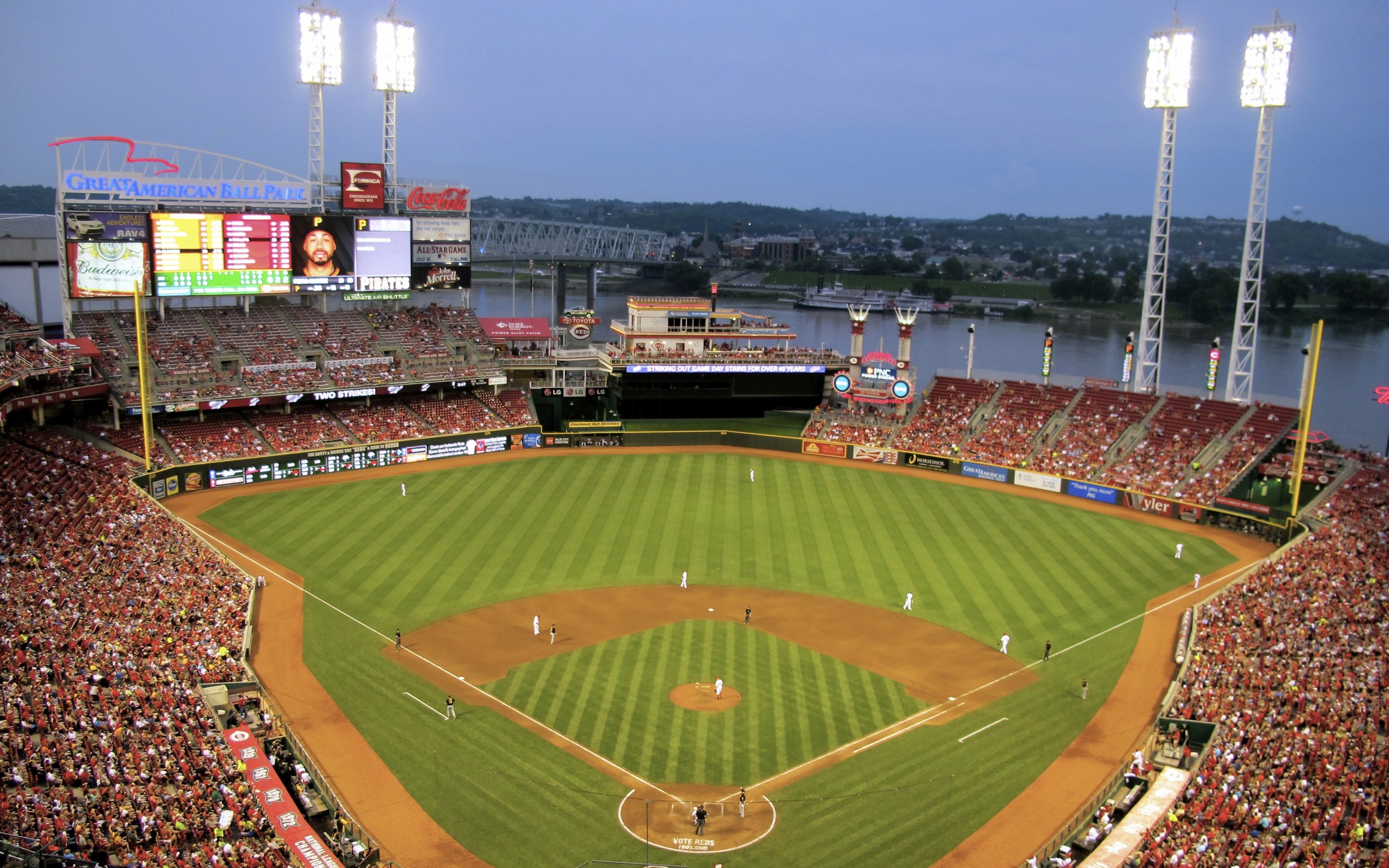 2880x1800 Cincinnati Reds Ballpark Great American Ball Park Cincinnati, American Ballpark iPhone, Desktop