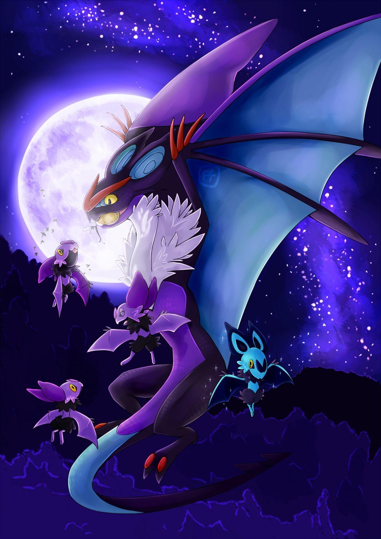 1280x1810 Noivern & Noibat. Pokemon. Pokémon, Anime and Pokemon, Phone