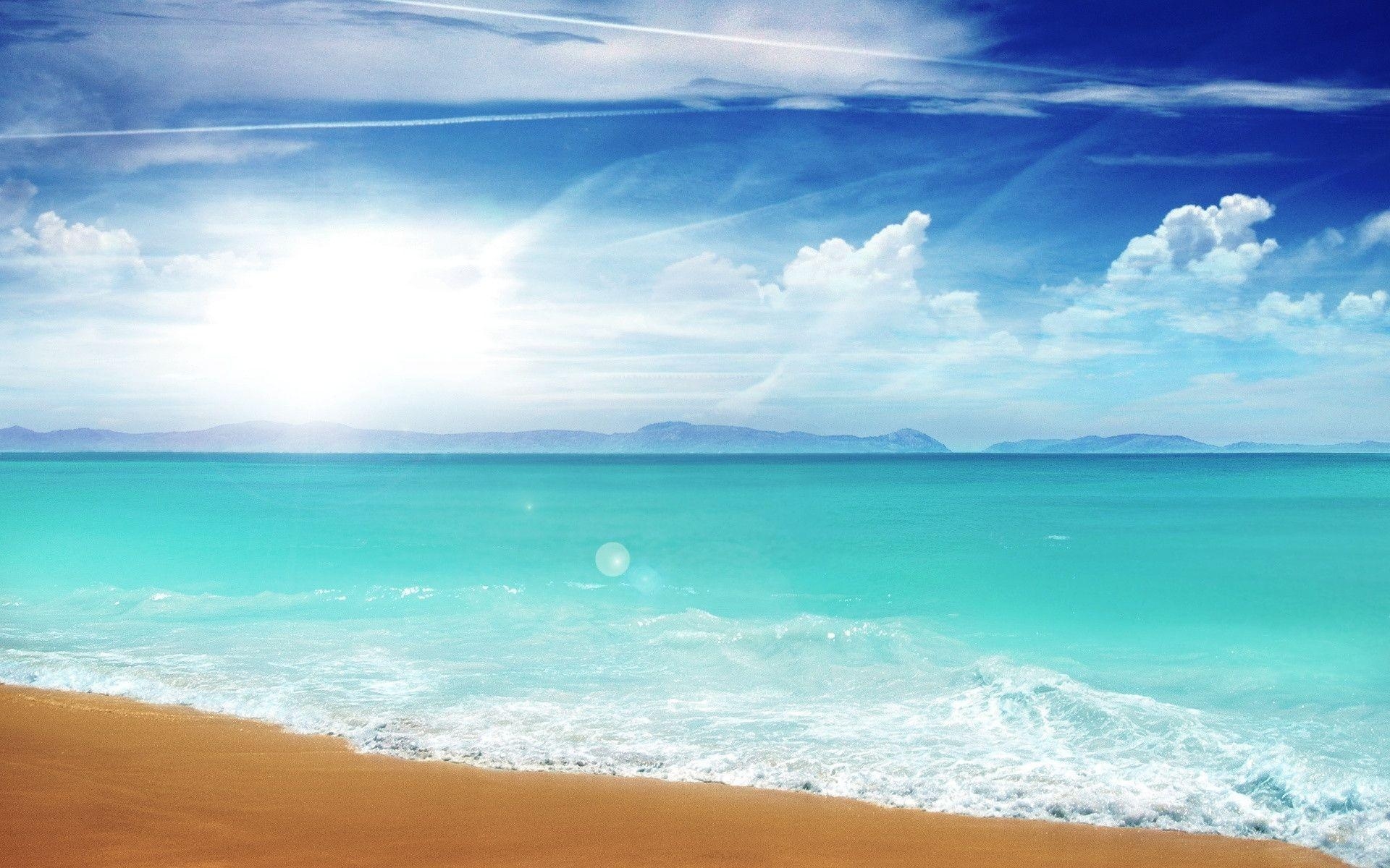 1920x1200 Summer Beach Wallpaper Design, Desktop