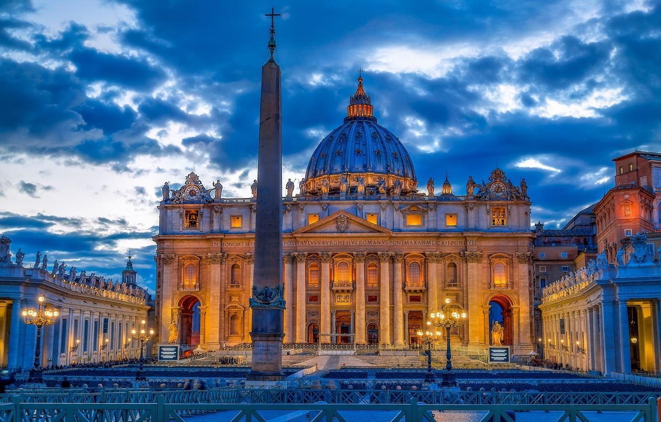 1340x850 Wallpaper area, Rome, Italy, Cathedral, Italy, obelisk, Rome, Desktop