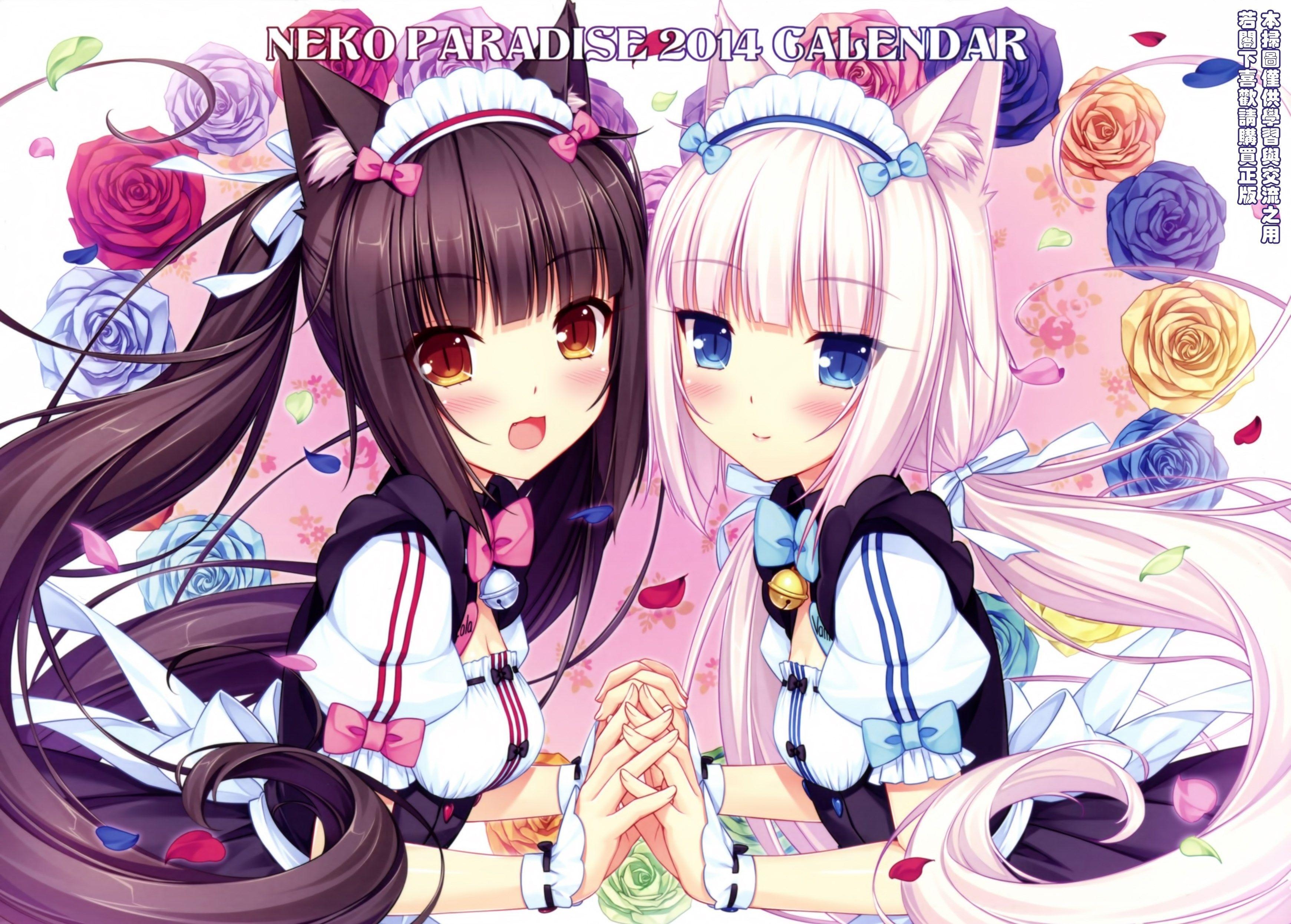 3490x2500 widescreen wallpaper nekopara. ololoshenka, Desktop