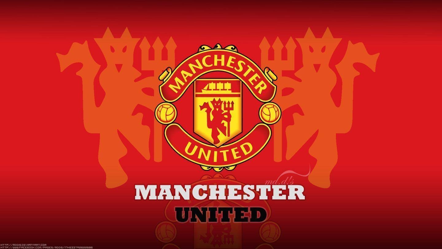 1440x810 Manchester United Fc Logo Image Wallpaper Wallpaper computer, Desktop