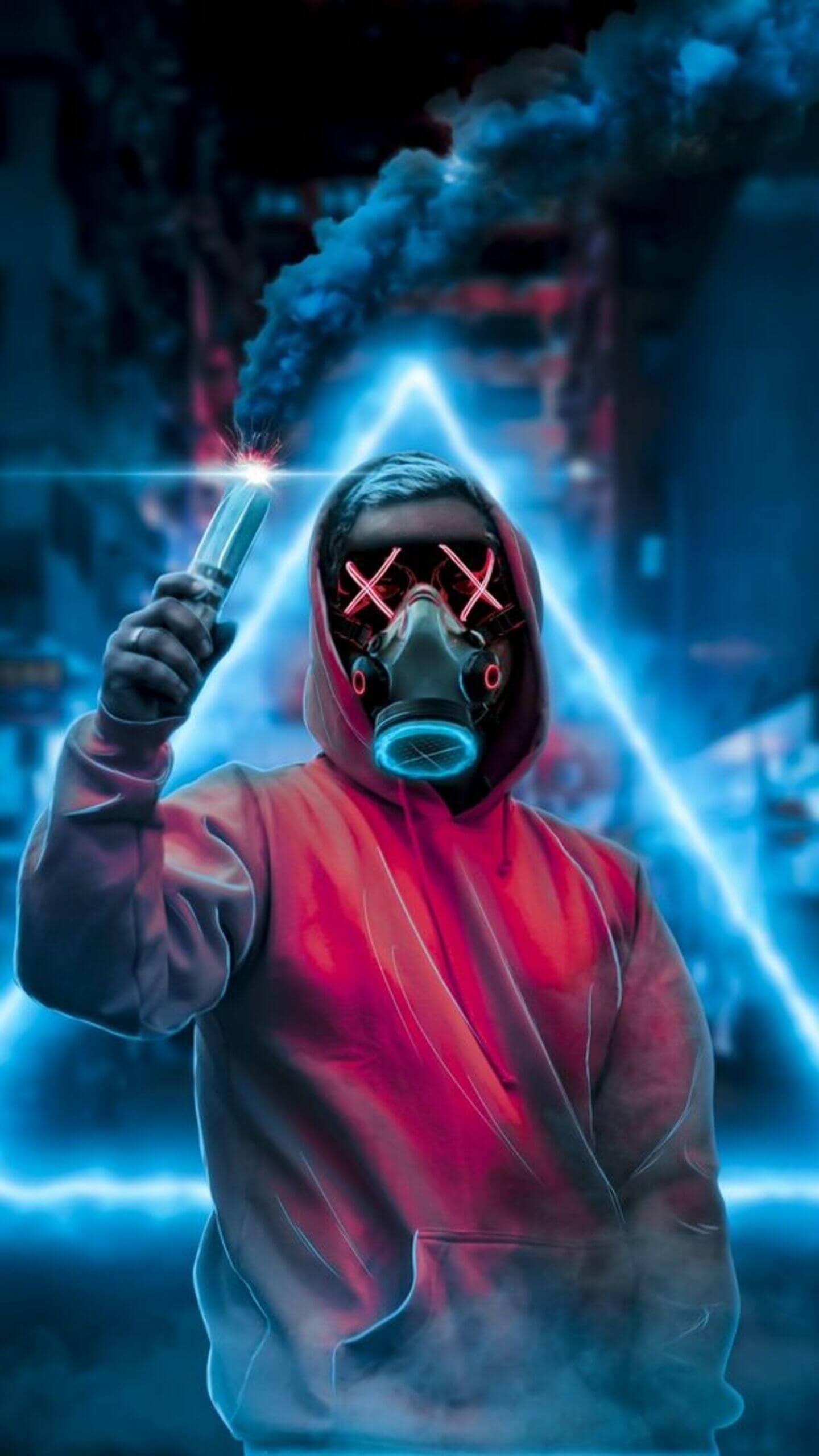 1440x2560 Led Purge Mask Wallpaper HD 2020 for Android, Phone