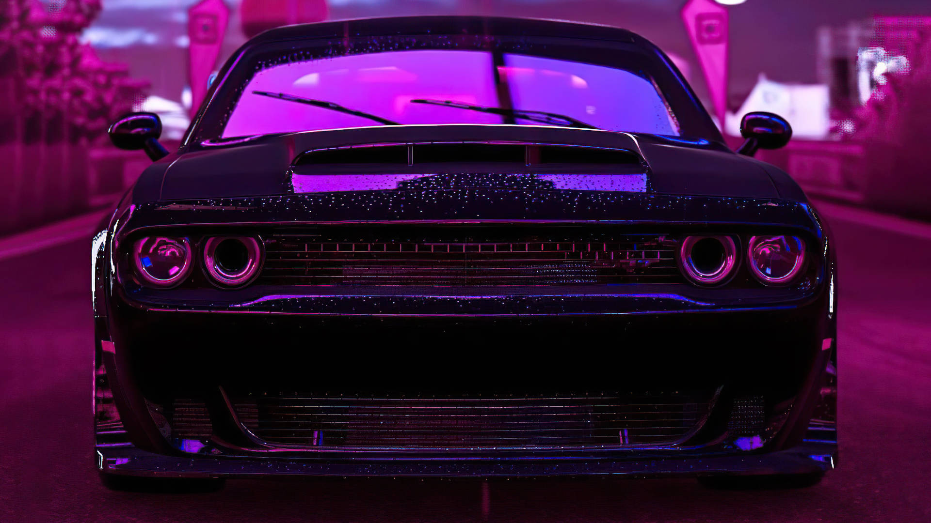 1920x1080 Download Black Dodge Challenger Demon, Desktop