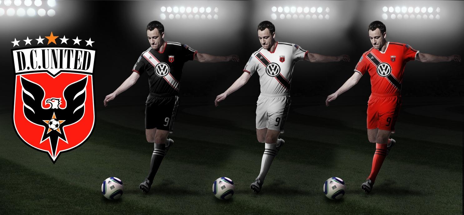 1490x690 MLS D C United Player Uniform wallpaper 2018 in Soccer, Dual Screen