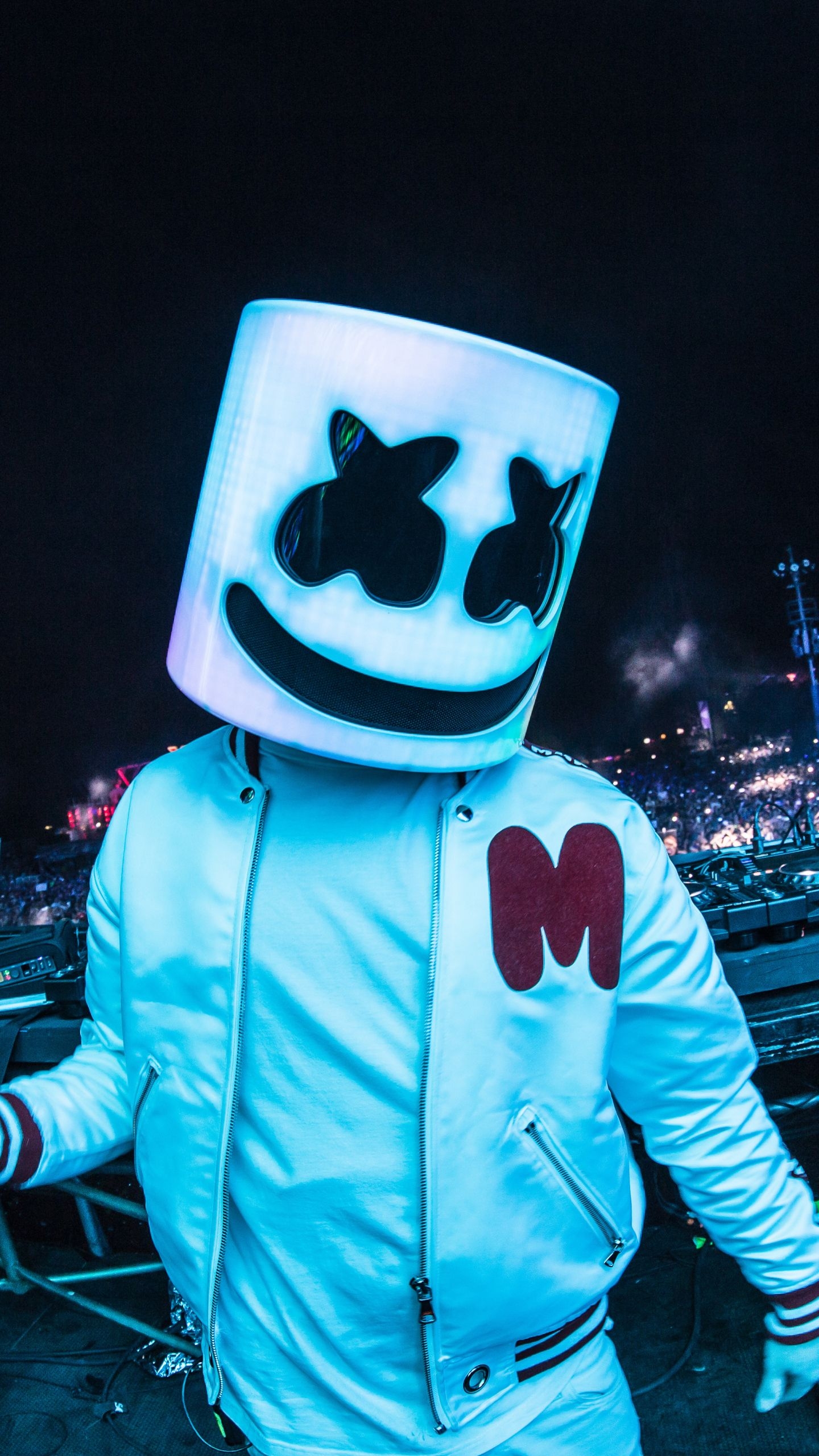 1440x2560 Download  wallpaper marshmello, dj, musician, live performance, qhd samsung galaxy s s edge, note, lg g  HD image, background, 10362, Phone