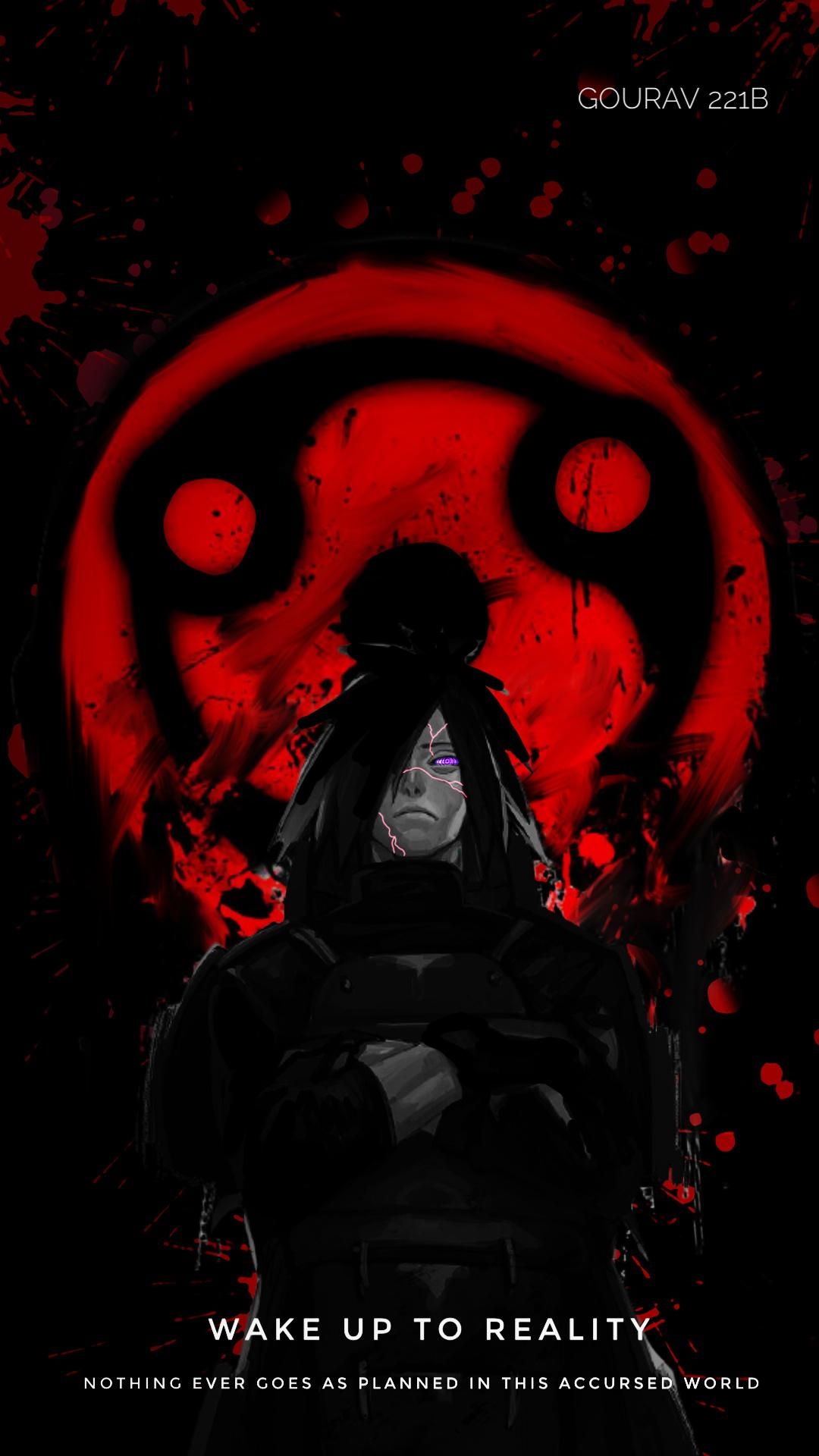 1080x1920 Madara Uchiha wallpaper art. Reviews appreciated, Phone