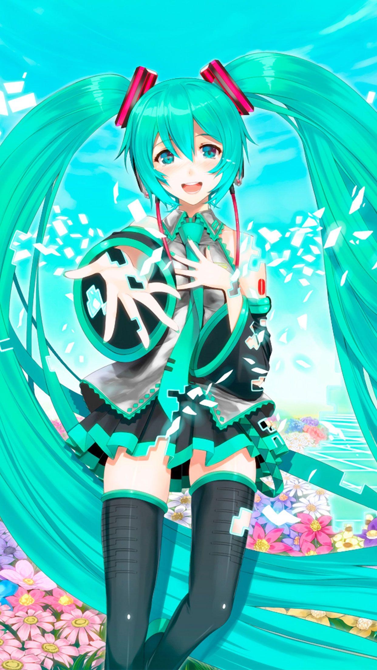 1250x2210 Hatsune Miku Anime Wallpaper For Miku Wallpaper Android, Phone