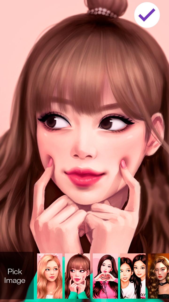 720x1280 Korean Girl Teen Wallpaper Kpop Cute Pink Screen for Android, Phone