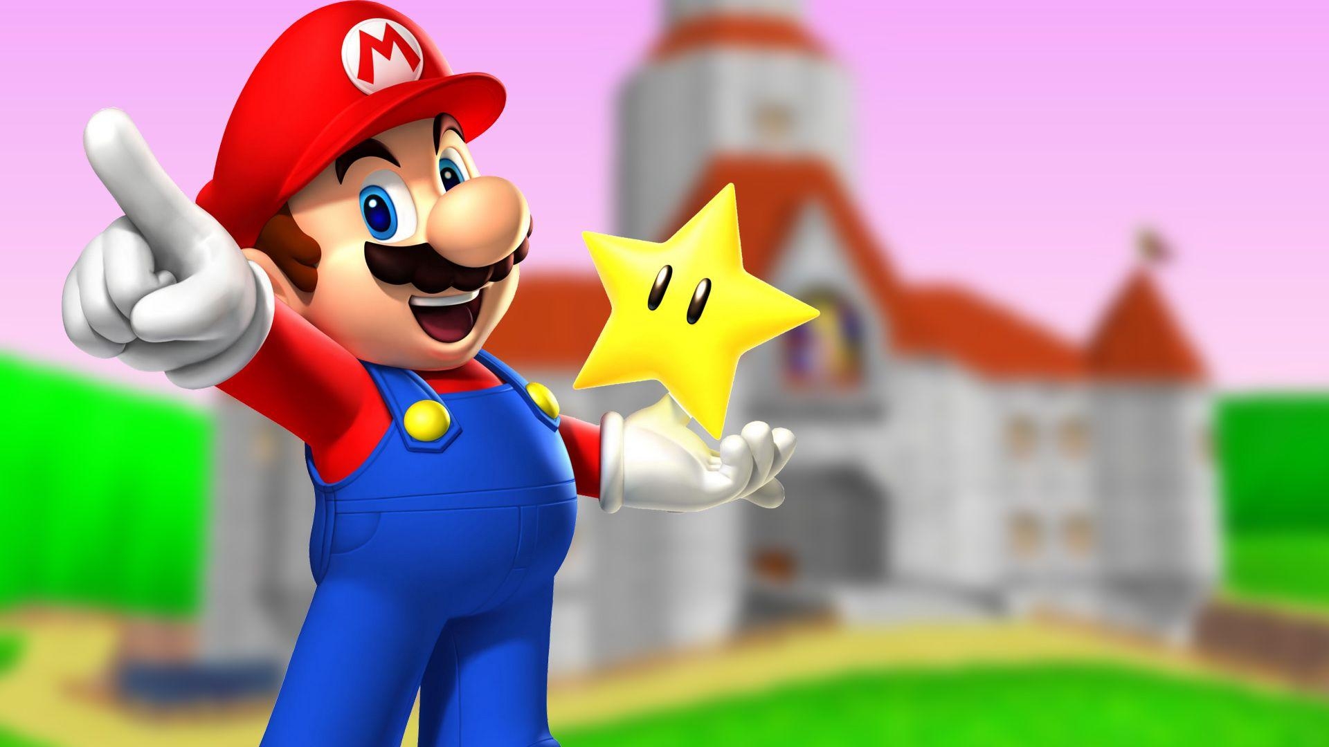 1920x1080 Terminan Super Mario 64 en menos de 7 minutos y sin estrellas, Desktop