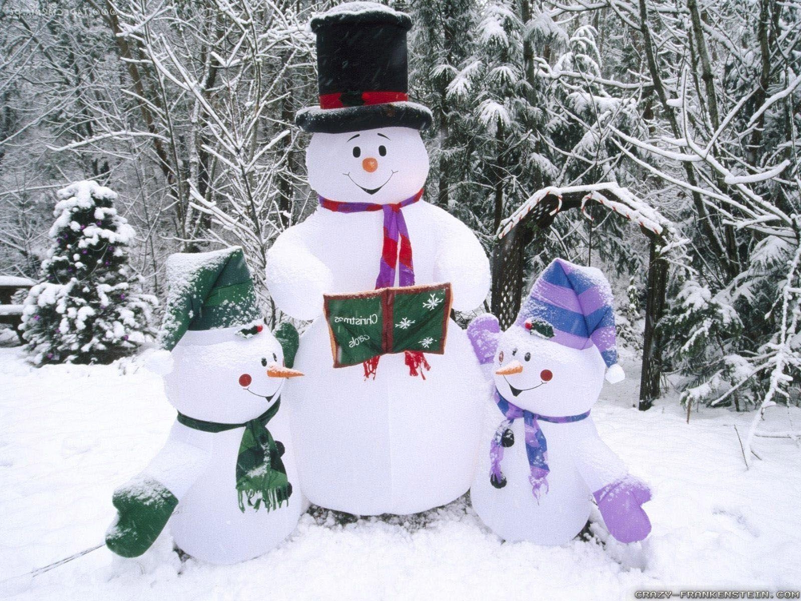 1600x1200 Winter Snowman Wallpaper For Desktop Wallpaper. maswallpaper, Desktop