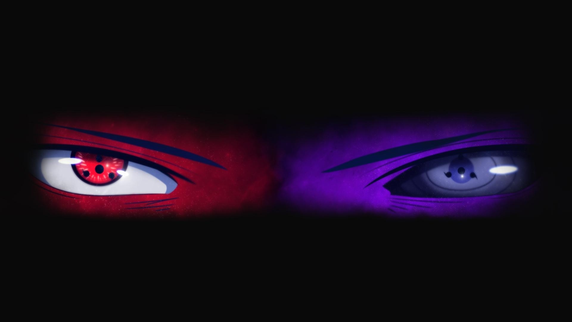 1920x1080 Download  Naruto, Rinnegan, Sharingan, Uchiha Sasuke, Eyes Wallpaper for Widescreen, Desktop